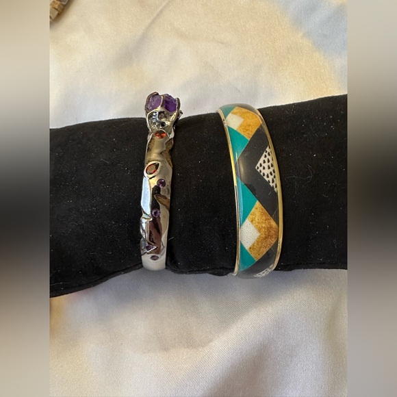 Rustic Cuff 24 Piece Bohemian Inspired Colorful Bracelet Set - Picture 8 of 9